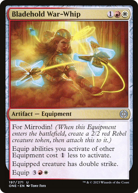 Bladehold War-Whip (197) Foil - Phyrexia: All Will Be One