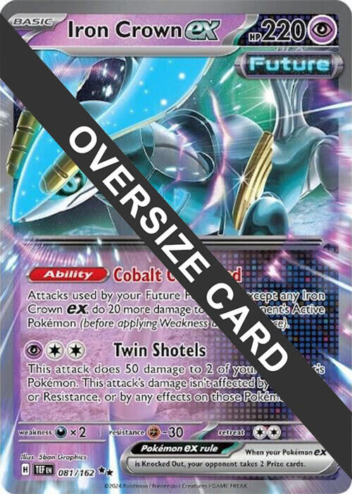 Iron Crown ex (081) (Jumbo Card) [Scarlet & Violet: Black Star Promos] | Silver Goblin