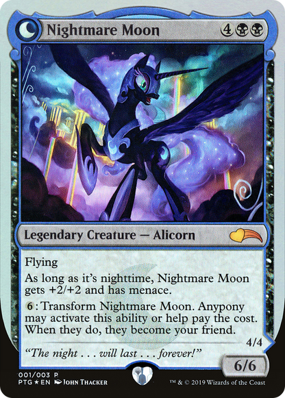 Nightmare Moon // Princess Luna (001) Foil - Ponies: The Galloping