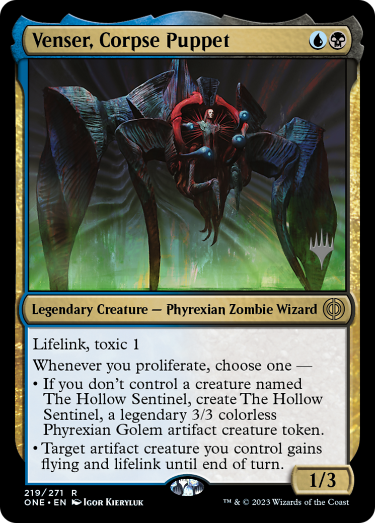 Venser, Corpse Puppet (219) Foil - Phyrexia: All Will Be One Promos