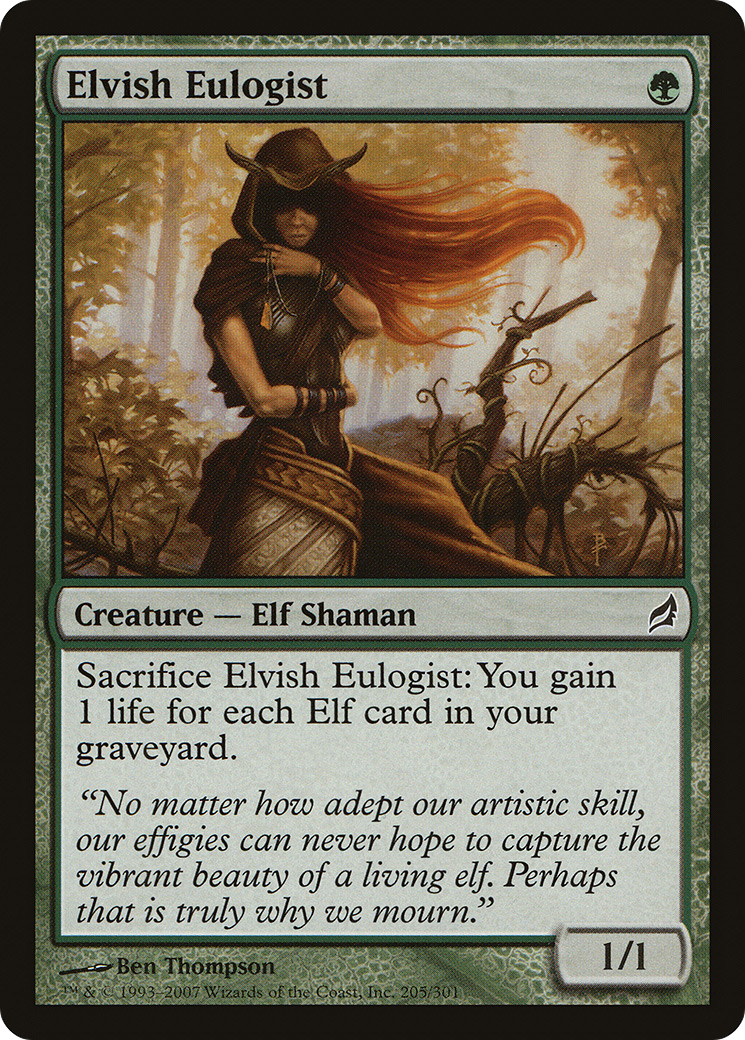 Elvish Eulogist (205) - Lorwyn