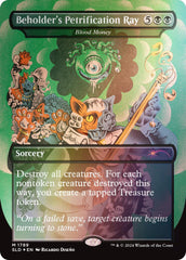 Beholder's Petrification Ray - Blood Money (Rainbow Foil) [Secret Lair Drop Series] | Silver Goblin