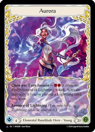 Aurora (Marvel) (Alternate Art) (ROS008) Cold Foil - Rosetta