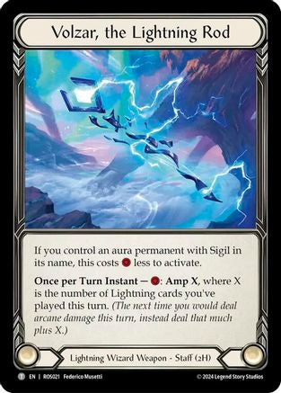 Volzar, the Lightning Rod (ROS021) Cold Foil - Rosetta
