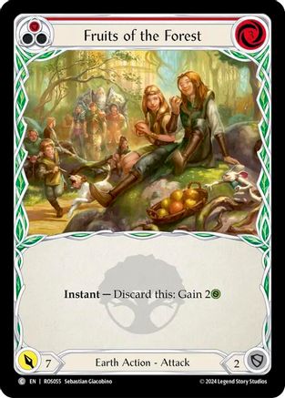 Fruits of the Forest (Red) (ROS055) Rainbow Foil - Rosetta