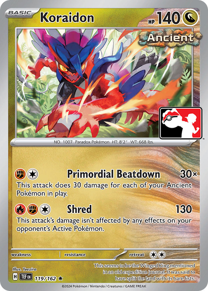 Koraidon (119/162) [Prize Pack Series Five] | Silver Goblin