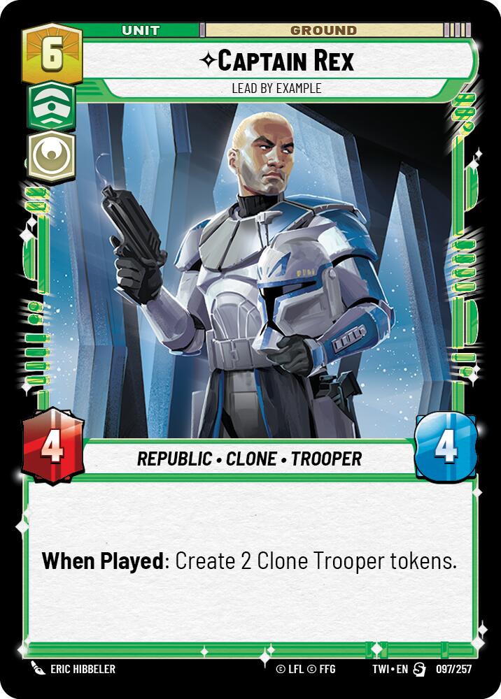 Captain Rex - Lead by Example (097/257) [Twilight of the Republic] | Silver Goblin