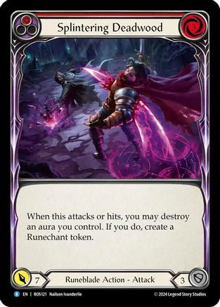 Splintering Deadwood (Red) (ROS121) Rainbow Foil - Rosetta