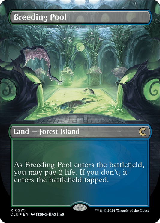 Breeding Pool (Borderless) (275) Foil - Ravnica: Clue Edition
