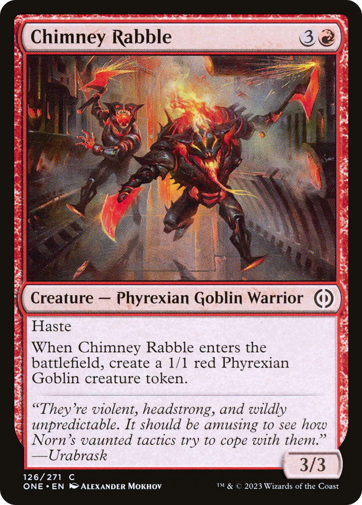 Chimney Rabble (126) - Phyrexia: All Will Be One