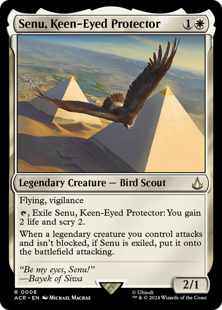 Senu, Keen-Eyed Protector (008) Foil - Assassin's Creed