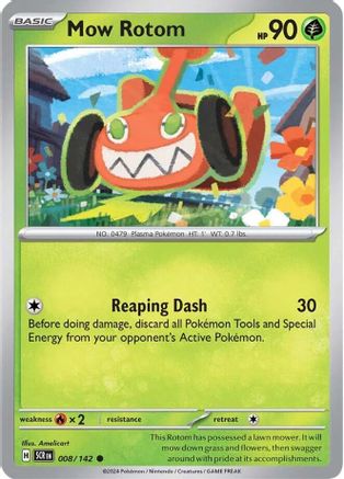 Mow Rotom (008/142) [Scarlet & Violet: Stellar Crown] Reverse Holofoil