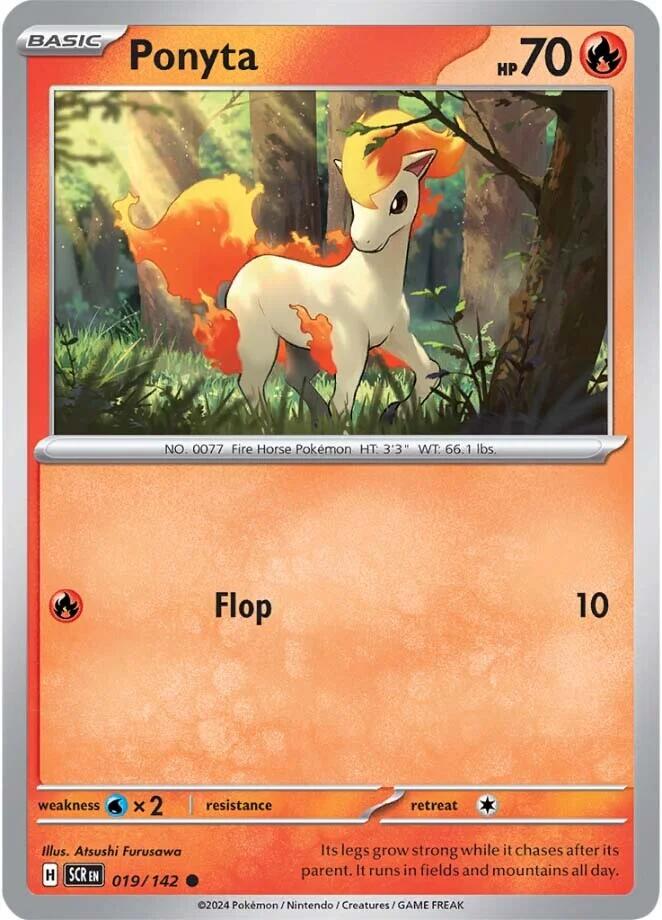 Ponyta (019/142) [Scarlet & Violet: Stellar Crown] | Silver Goblin