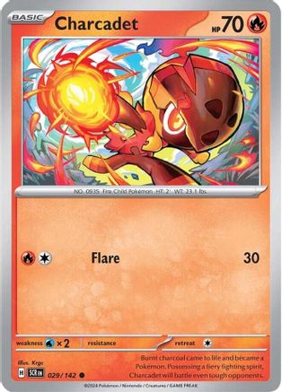 Charcadet (029/142) [Scarlet & Violet: Stellar Crown] Reverse Holofoil