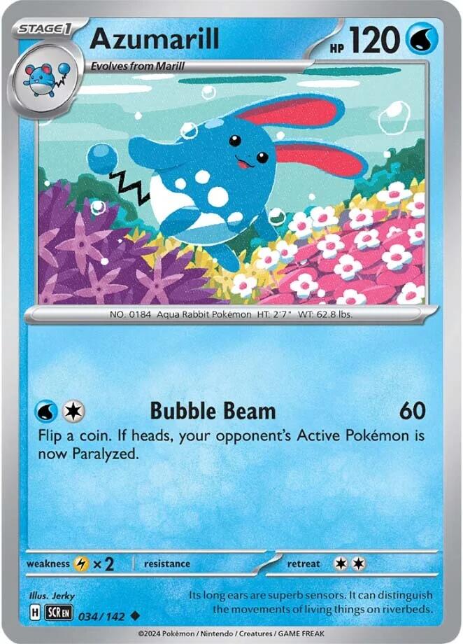 Azumarill (034/142) [Scarlet & Violet: Stellar Crown] | Silver Goblin