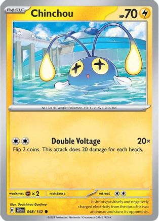 Chinchou (048/142) [Scarlet & Violet: Stellar Crown] Reverse Holofoil