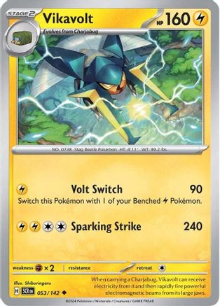 Vikavolt (053/142) [Scarlet & Violet: Stellar Crown] Reverse Holofoil