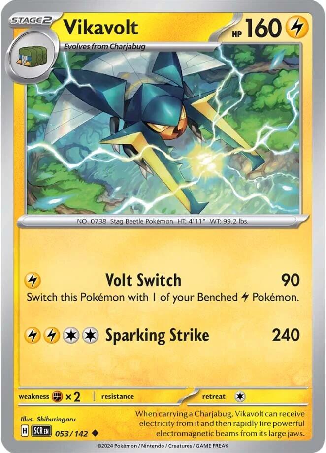 Vikavolt (053/142) [Scarlet & Violet: Stellar Crown] | Silver Goblin