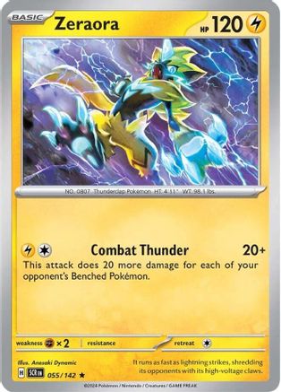 Zeraora (055/142) [Scarlet & Violet: Stellar Crown] | Silver Goblin