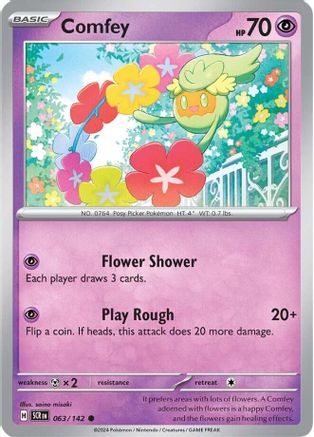 Comfey (063/142) [Scarlet & Violet: Stellar Crown] Reverse Holofoil