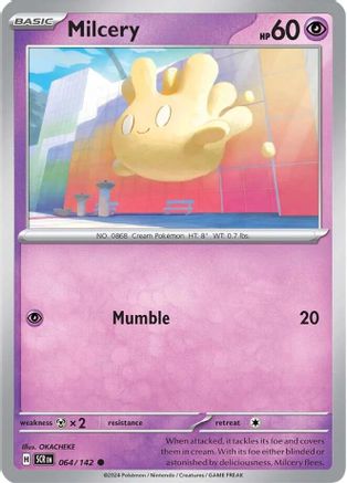 Milcery (064/142) [Scarlet & Violet: Stellar Crown] Reverse Holofoil