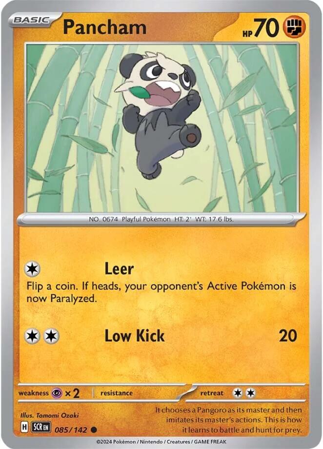 Pancham (085/142) [Scarlet & Violet: Stellar Crown] | Silver Goblin