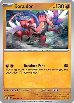 Koraidon (090/142) [Scarlet & Violet: Stellar Crown] Reverse Holofoil