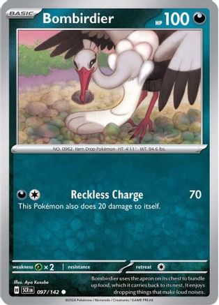 Bombirdier (097/142) [Scarlet & Violet: Stellar Crown] Reverse Holofoil