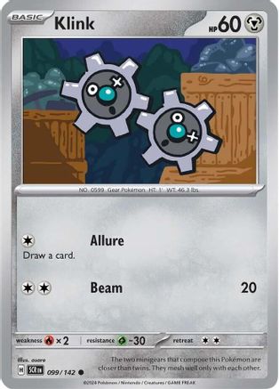Klink (099/142) [Scarlet & Violet: Stellar Crown] Reverse Holofoil