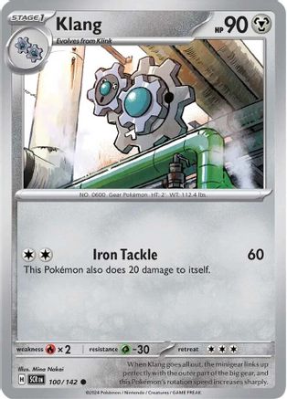 Klang (100/142) [Scarlet & Violet: Stellar Crown] Reverse Holofoil