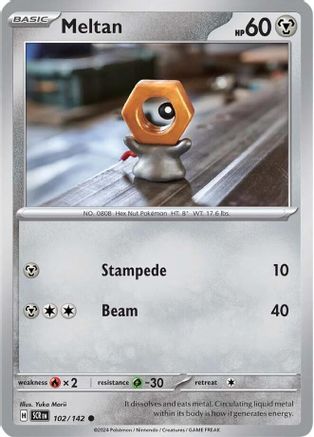 Meltan (102/142) [Scarlet & Violet: Stellar Crown] Reverse Holofoil