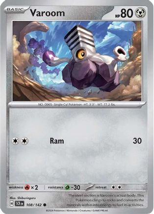Varoom (108/142) [Scarlet & Violet: Stellar Crown] Reverse Holofoil