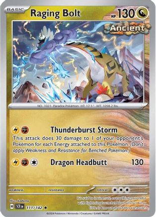 Raging Bolt (111/142) [Scarlet & Violet: Stellar Crown] Reverse Holofoil