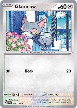Glameow (116/142) [Scarlet & Violet: Stellar Crown] Reverse Holofoil