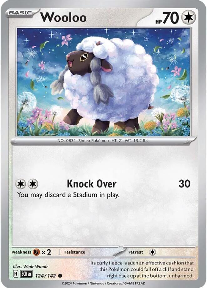 Wooloo (124/142) [Scarlet & Violet: Stellar Crown] | Silver Goblin