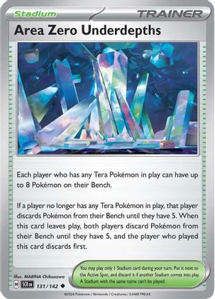 Area Zero Underdepths (131/142) [Scarlet & Violet: Stellar Crown] Reverse Holofoil