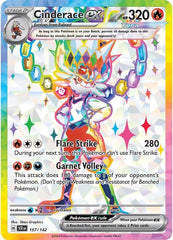 Cinderace ex (157/142) [Scarlet & Violet: Stellar Crown] | Silver Goblin