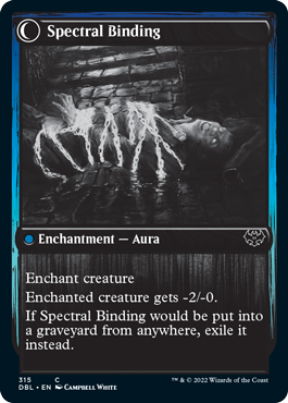 Binding Geist // Spectral Binding (315) Foil - Innistrad: Double Feature