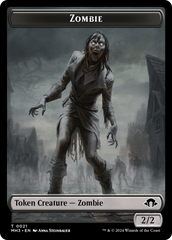 Phyrexian Germ // Zombie Double-Sided Token [Modern Horizons 3 Tokens] | Silver Goblin