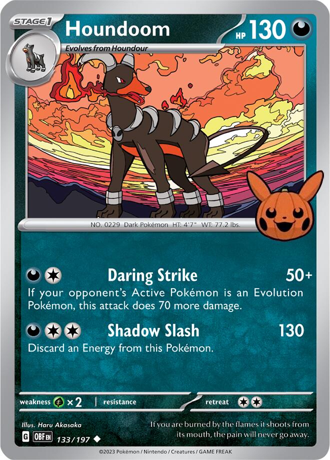 Houndoom (133/197) [Trick or Trade 2024] | Silver Goblin