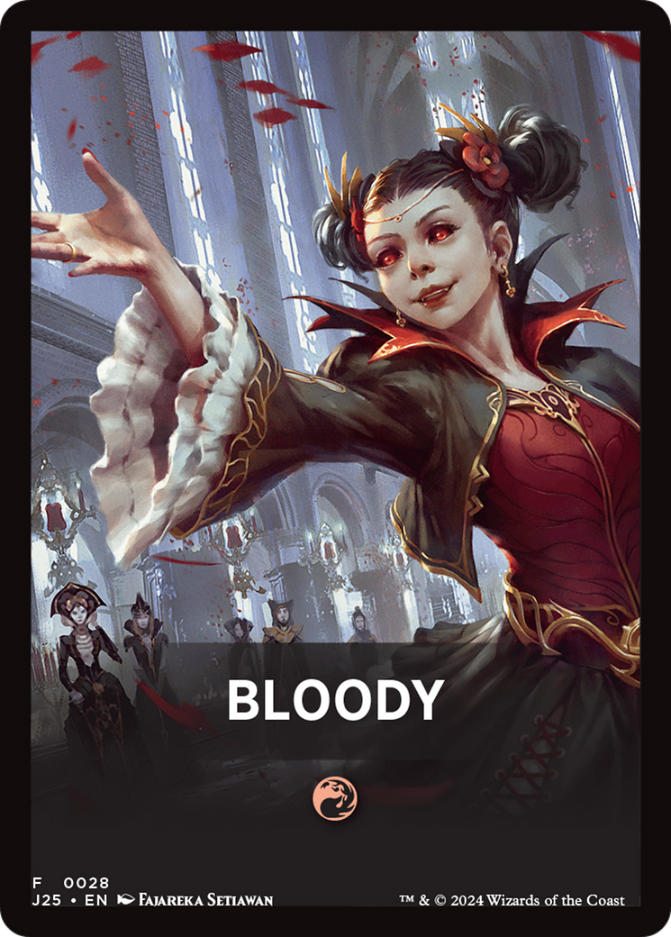 Bloody Theme Card [Foundations Jumpstart Front Cards] | Silver Goblin