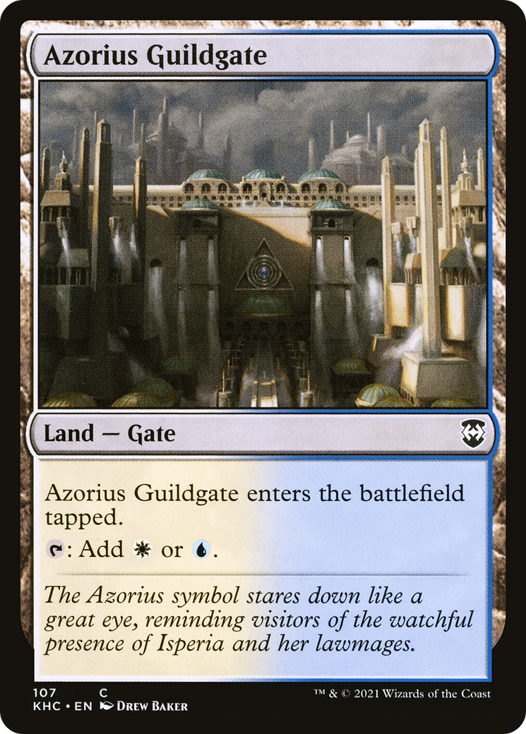 Azorius Guildgate (107) - Kaldheim Commander