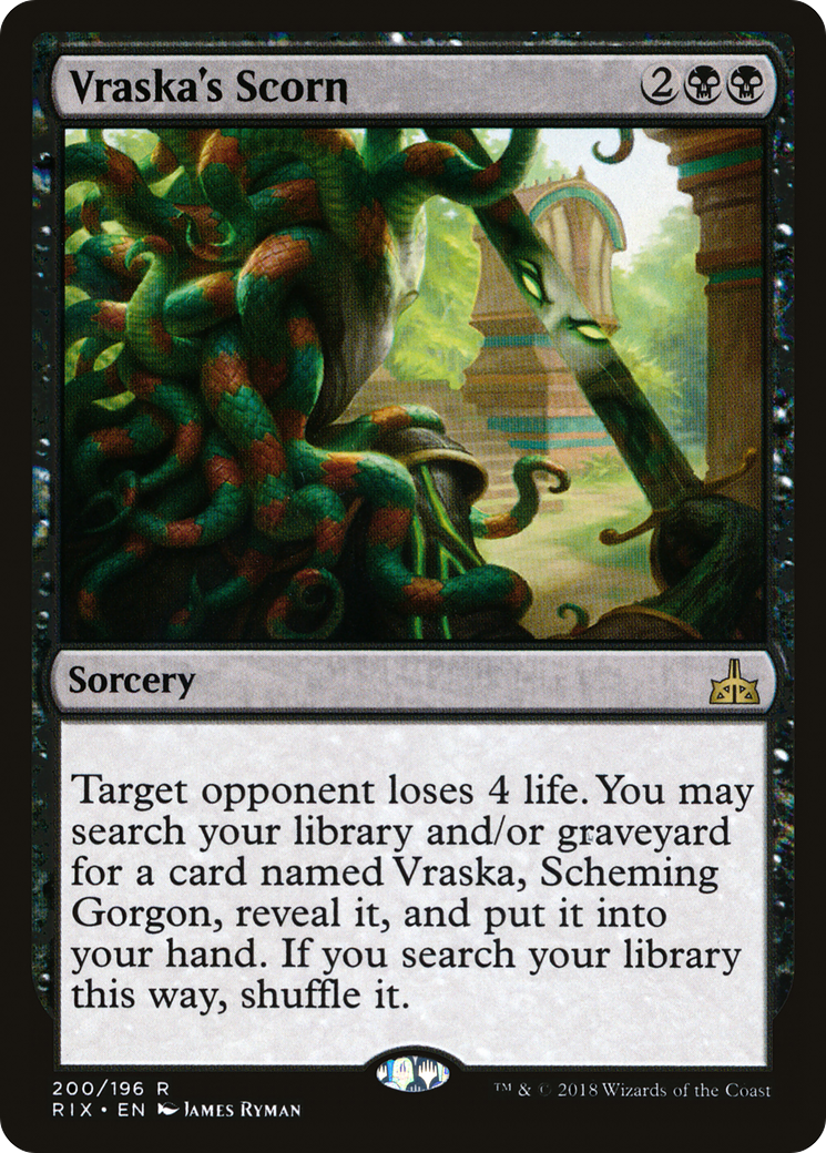 Vraska's Scorn (200) - Rivals of Ixalan