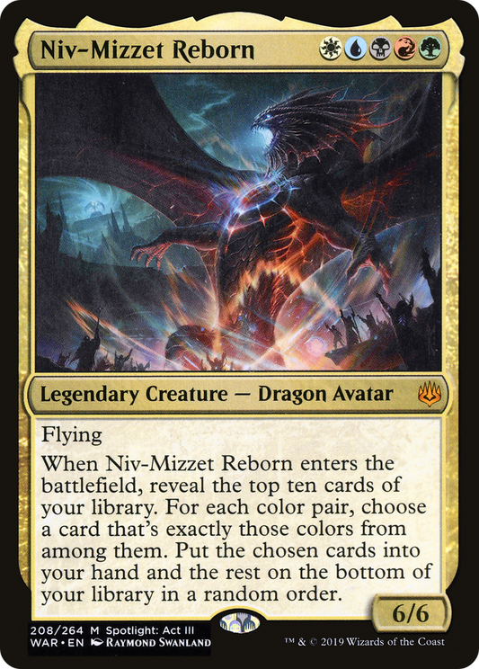 Niv-Mizzet Reborn [War of the Spark] Foil