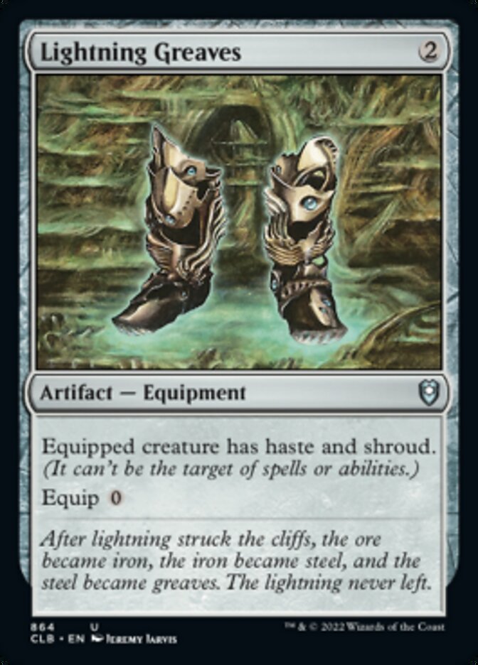 Lightning Greaves [Commander Legends: Battle for Baldur's Gate] | Silver Goblin