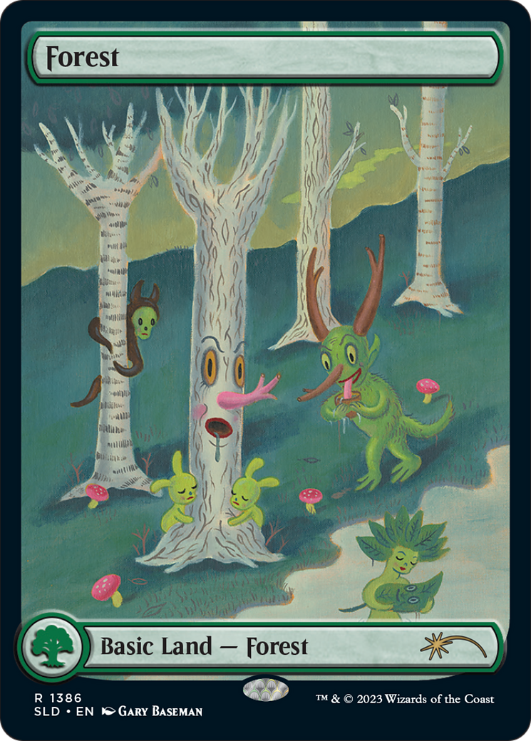 Forest (1386) Foil - Secret Lair Drop