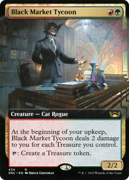 Black Market Tycoon (Extended Art) (434) Foil - Streets of New Capenna