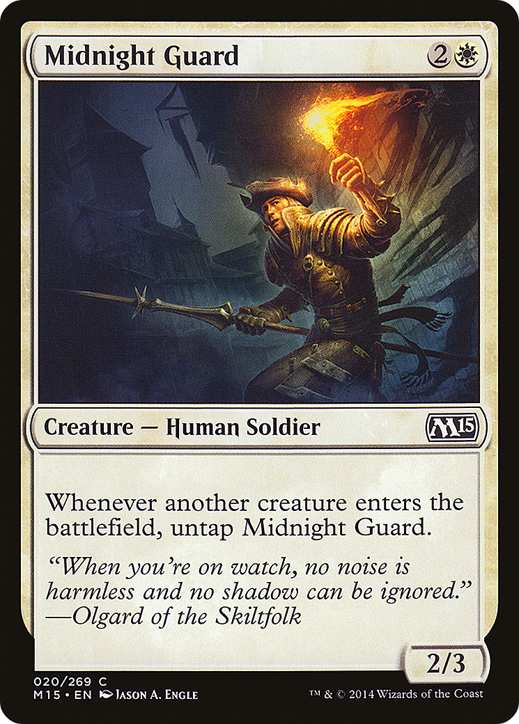 Midnight Guard (020) Foil - Magic 2015