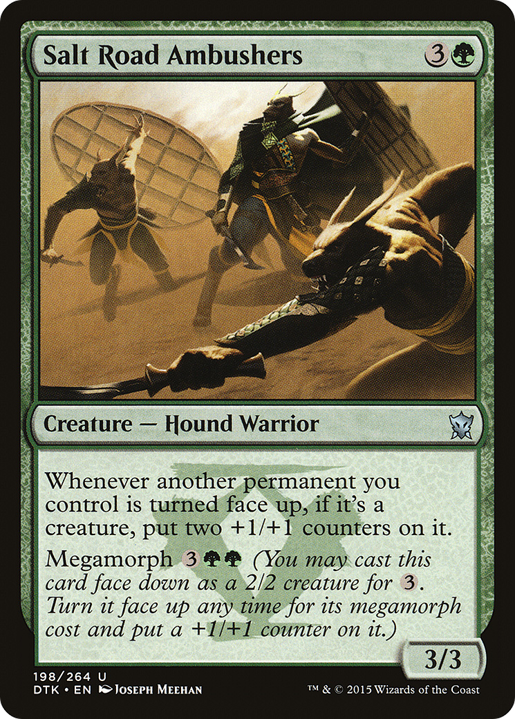Salt Road Ambushers (198) Foil - Dragons of Tarkir
