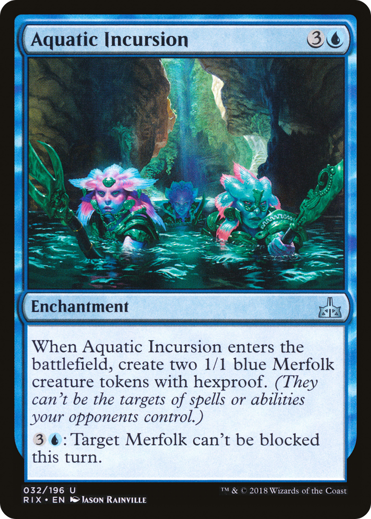 Aquatic Incursion [Rivals of Ixalan] | Silver Goblin